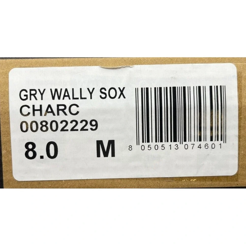 Hey Dude Men's Wally Sox Shoe Gray Size‎ 8 Comfortable Lightweight Slip-On